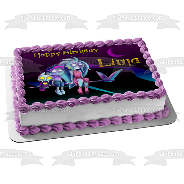 Birthday Buddies Inspired by the Owl House Luz Edalyn and King Edible Cake Topper Image ABPID56695