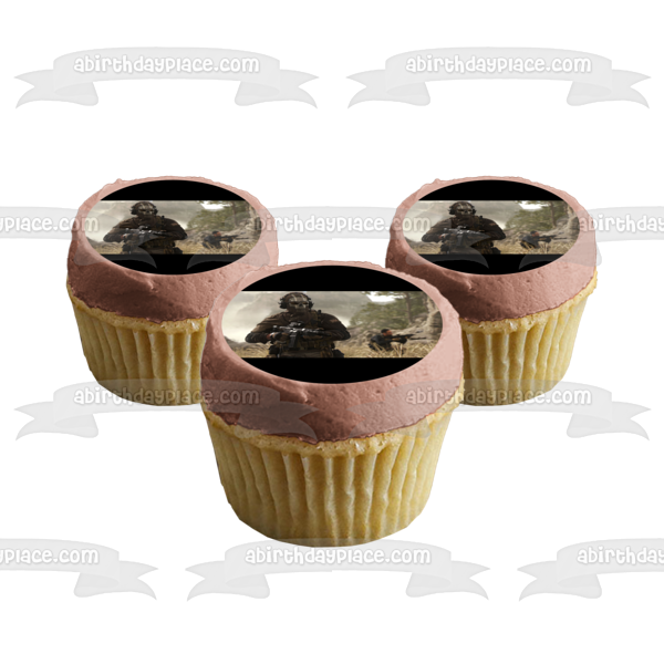 Call of Duty Modern Warfare 2 Ghost Edible Cake Topper Image ABPID56700