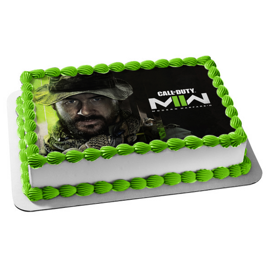 Call of Duty Modern Warfare 2 Captain Price Edible Cake Topper Image ABPID56706