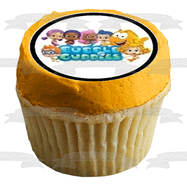 Bubble Guppies Nonny Molly Oona Gil Deema Mr Grouper Edible Cupcake Topper Images ABPID01008