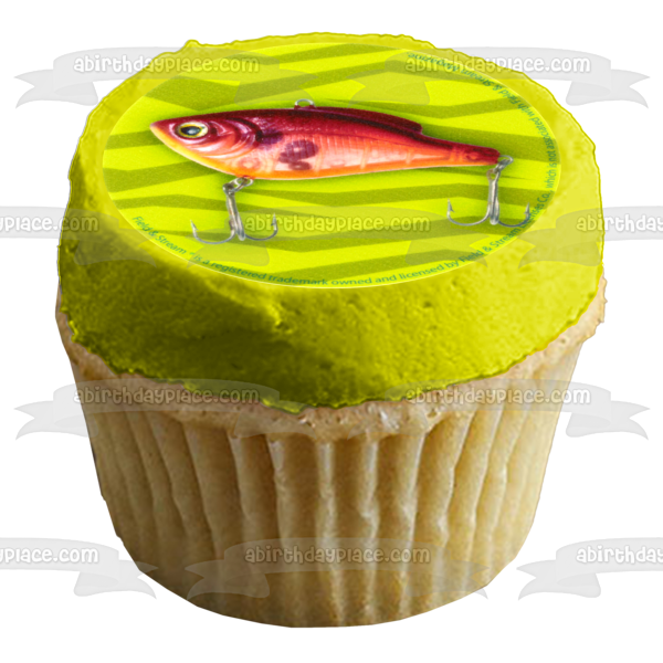 Field & Stream Fishing Lures Edible Cupcake Topper Images ABPID04887