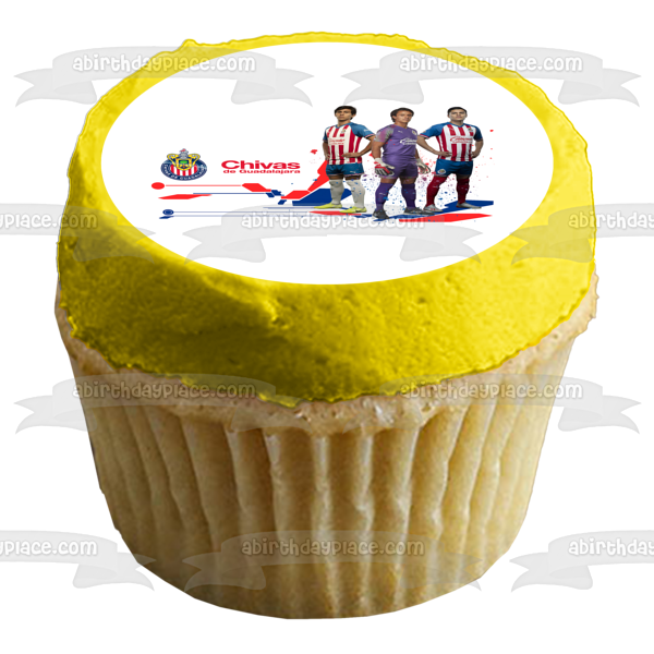 Chivas De Guadalajara Rebano Sagrado Edible Cake Topper Image ABPID56732