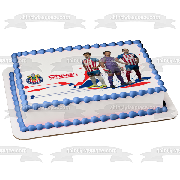 Chivas De Guadalajara Rebano Sagrado Edible Cake Topper Image ABPID56732