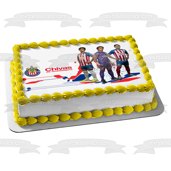 Chivas De Guadalajara Rebano Sagrado Edible Cake Topper Image ABPID56732