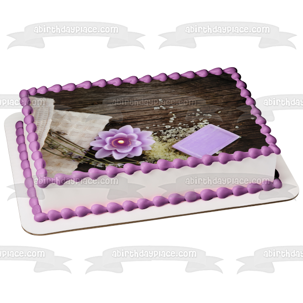 Women's Mental Health Day Flowers Edible Cake Topper Image ABPID56747