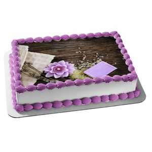 Women's Mental Health Day Flowers Edible Cake Topper Image ABPID56747
