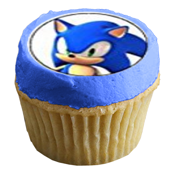 Sonic the Hedgehog Assorted Pictures Knuckles the Echidna Tails Edible Cupcake Topper Images ABPID51348