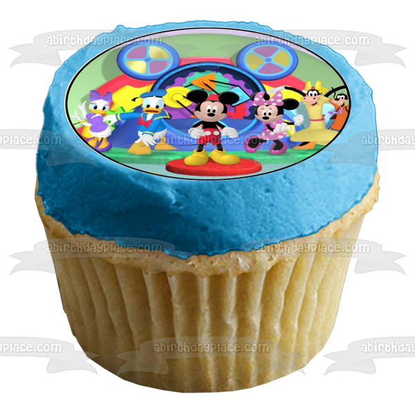 Mickey Mouse and Friends 12 Count Edible Cupcake Topper Images ABPID53616