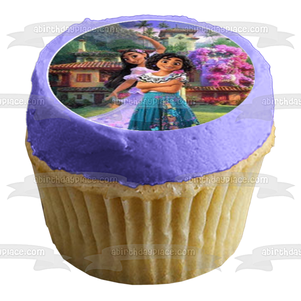 Encanto Assorted Characters and Scenes Mirabel Bruno Isabela Luna Delores Edible Cupcake Topper Images ABPID56773