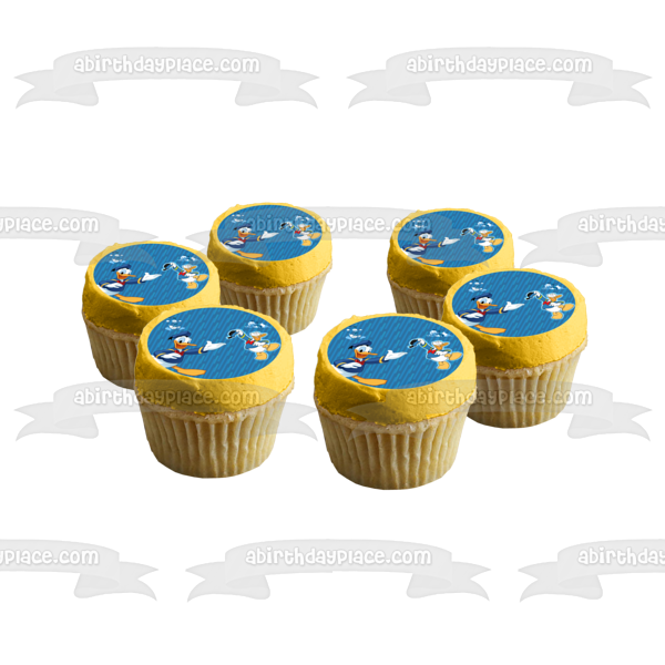 Donald Duck Collage Disney Mickey Mouse Clubhouse Edible Cake Topper Image ABPID56772