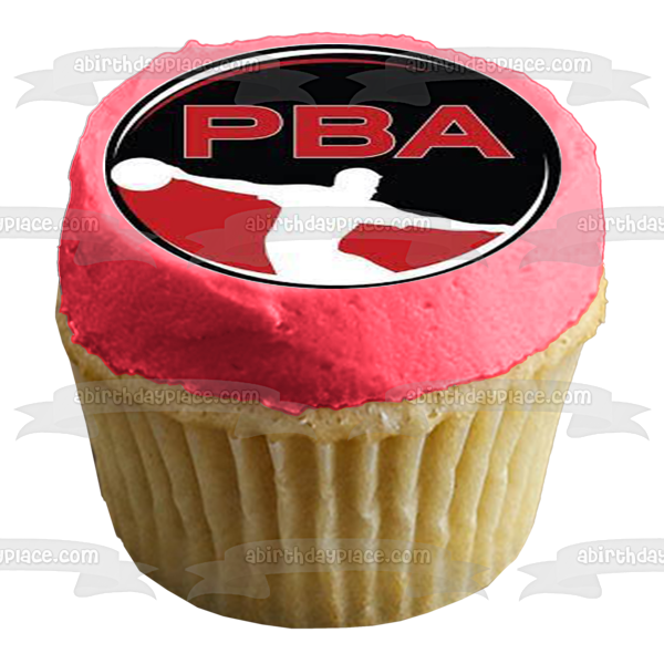 Pba Professional Bowlers Association Logo Edible Cupcake Topper Images ABPID55996