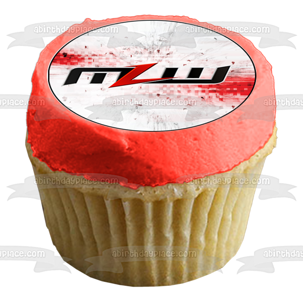 Mlw Major League Wrestling Logo Edible Cupcake Topper Images ABPID56003