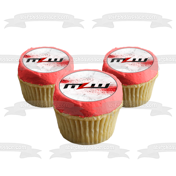 Mlw Major League Wrestling Logo Edible Cupcake Topper Images ABPID56003