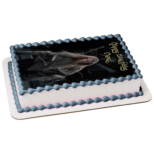 Galadriel Commander of the Northern Armies Rings of Power Edible Cake Topper Image ABPID56784