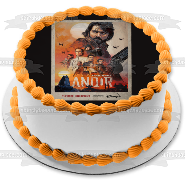 Andor Television Poster Mon Bix and Luthen Edible Cake Topper Image ABPID56794