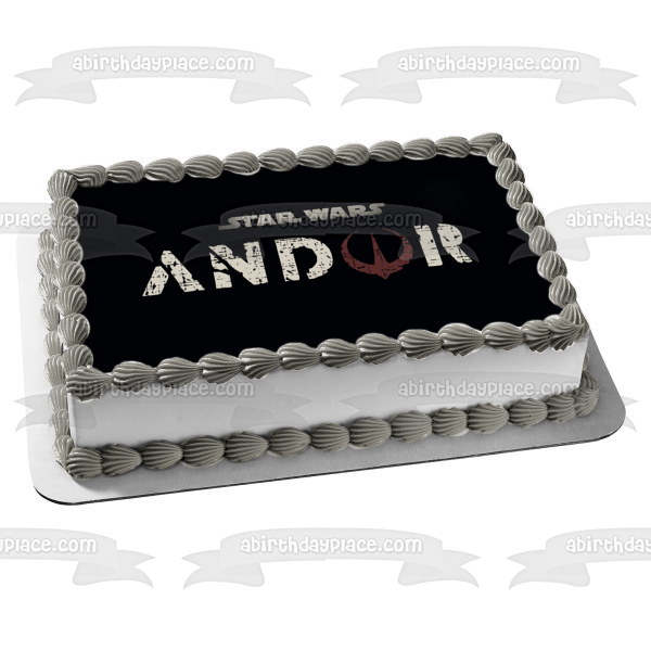 Star Wars Andor Television Logo Edible Cake Topper Image ABPID56795