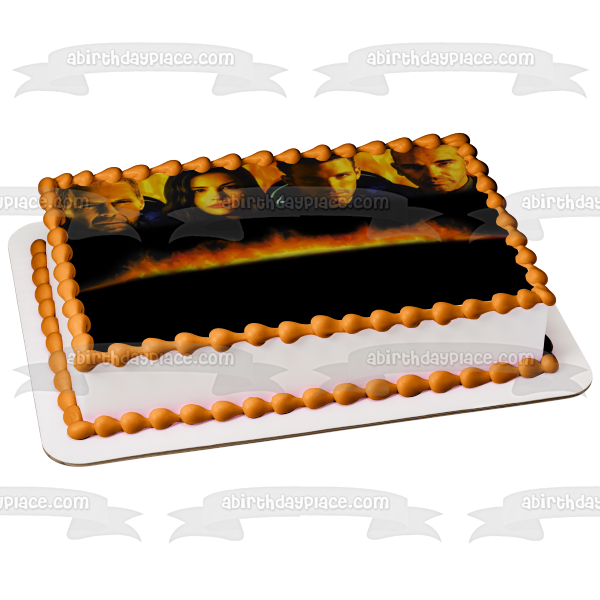 Armageddon Cast 1998 Película Película Harry LIV Aj Dan Edible Cake Topper Imagen ABPID56808 