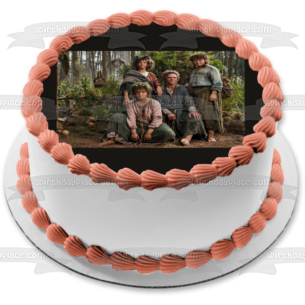 Harfoots Nori Largo Brandyfoot Familia Poppy Decoración comestible para tarta Imagen ABPID56827 