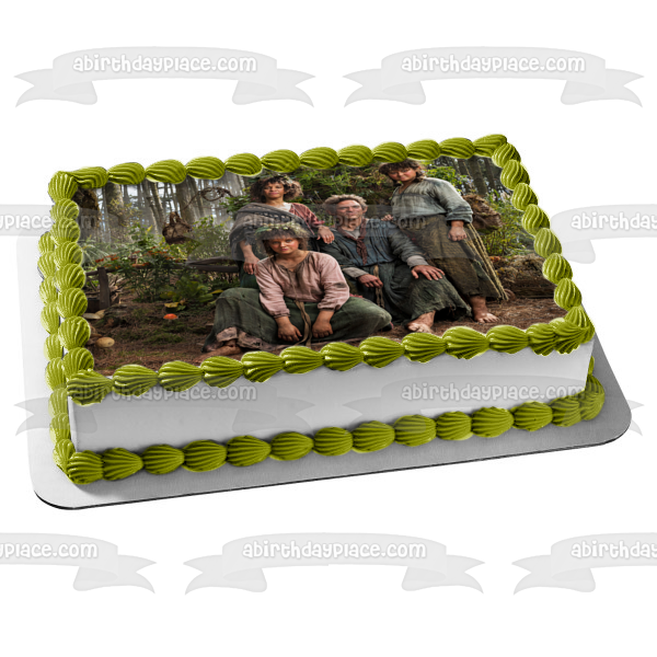 Harfoots Nori Largo Brandyfoot Familia Poppy Decoración comestible para tarta Imagen ABPID56827 