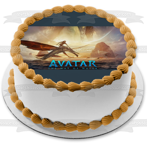 Avatar: The Way of Water Jake Flying Edible Cake Topper Image ABPID56833