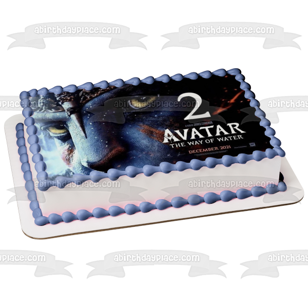 Avatar: The Way of Water Movie Poster Jake Edible Cake Topper Image ABPID56839