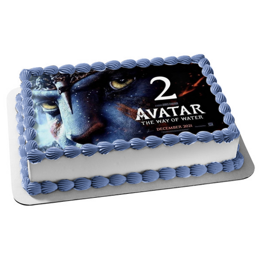 Avatar: El camino del agua Póster de la película Jake Adorno comestible para tarta Imagen ABPID56839 