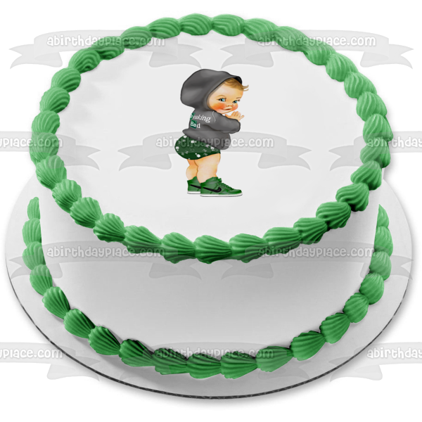 Imagen comestible para decoración de tarta de Breaking Bad Baby Boy ABPID56843 