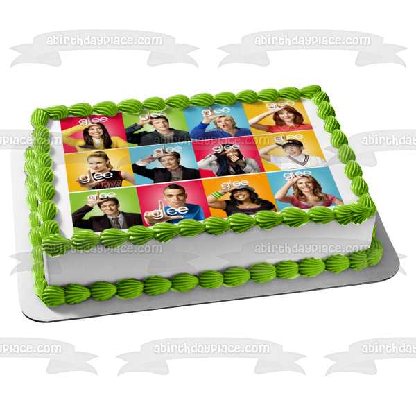 Glee Cast Rachel Finn and Mercedes Edible Cake Topper Image Strips ABPID56845