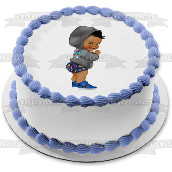 Paw Patrol Baby Boy Edible Cake Topper Image ABPID56859