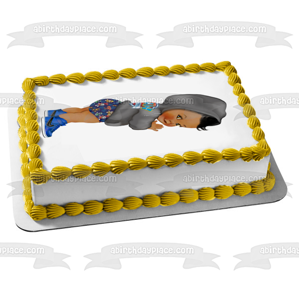 Paw Patrol Baby Boy Edible Cake Topper Image ABPID56859