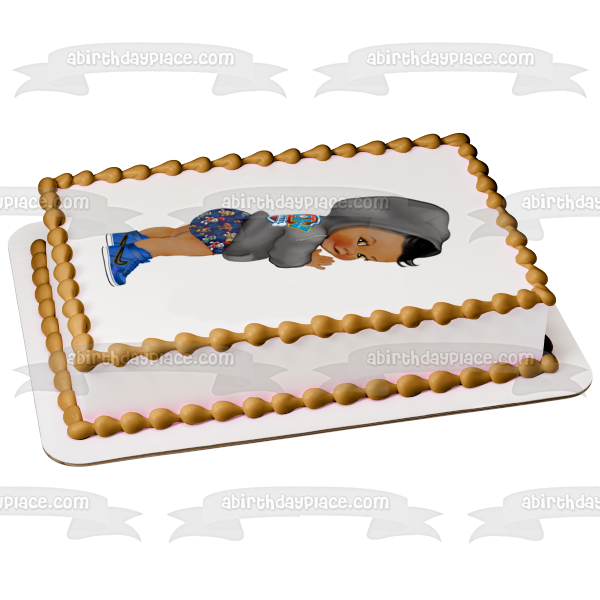 Paw Patrol Baby Boy Edible Cake Topper Image ABPID56859