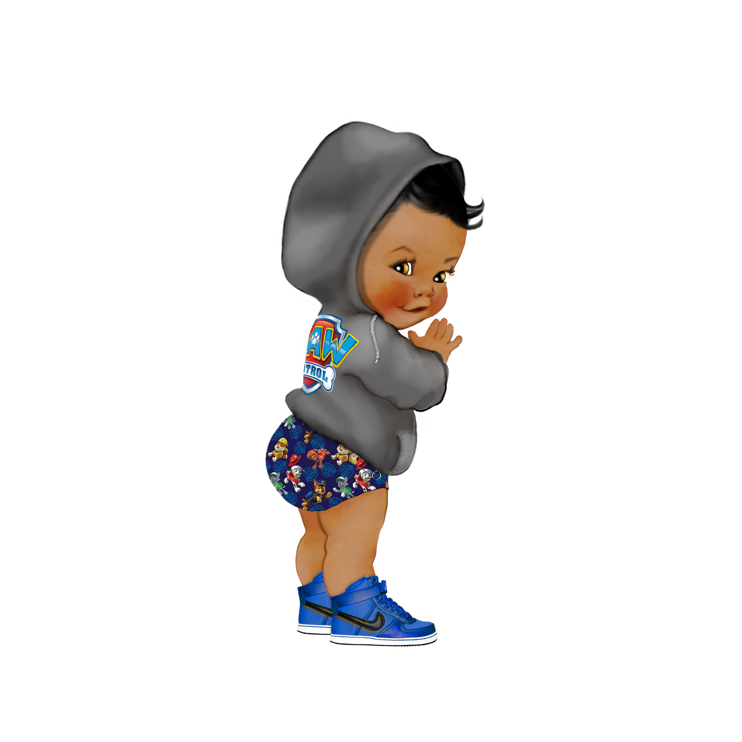 Paw Patrol Baby Boy Edible Cake Topper Image ABPID56859