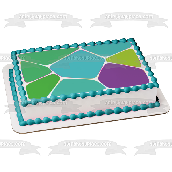 Voronoi Diagram Photo Frame Mathematics Teacher It Tech Nature Patterns Edible Cake Topper Image ABPID56867