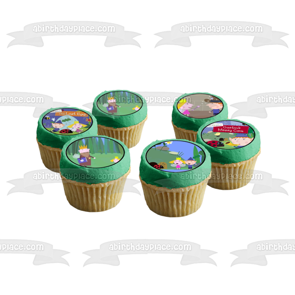 Ben and Holly King Thistle Gaston and Toy Robot Edible Cupcake Topper Images ABPID07109