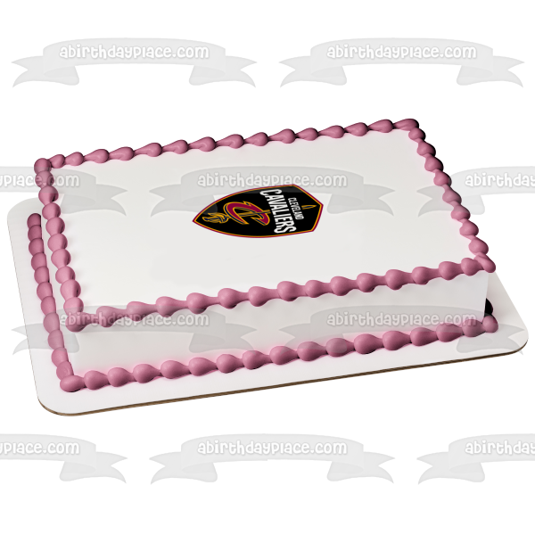NBA Cleveland Cavaliers Team Logo Edible Cake Topper Image ABPID56008