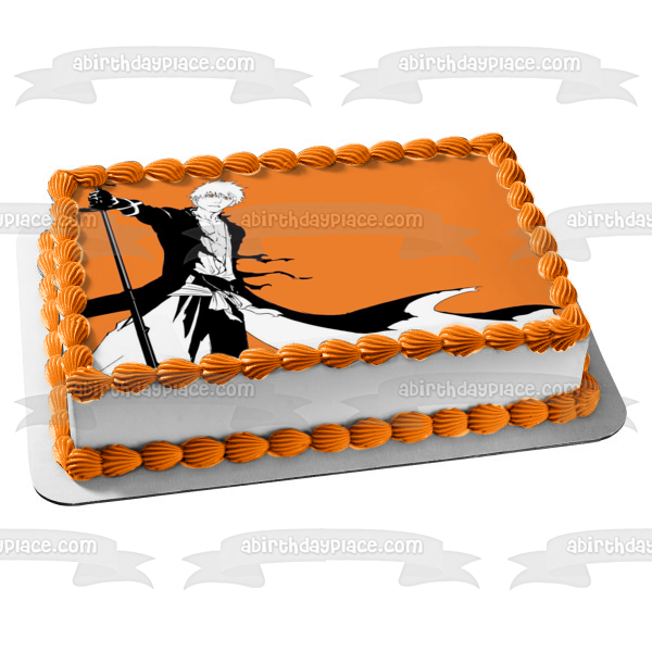 Bleach Ichigo Thousand Year Blood War Edible Cake Topper Image ABPID56872