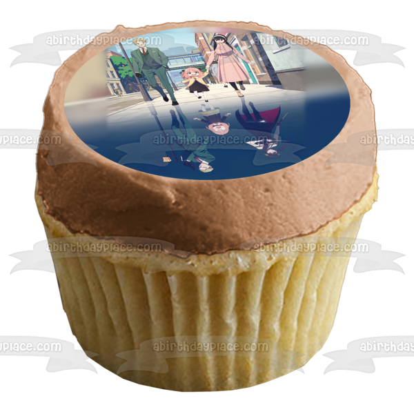 Spyxfamily Anime Manga Loid Yor Anya Forger Edible Cake Topper Image ABPID56881