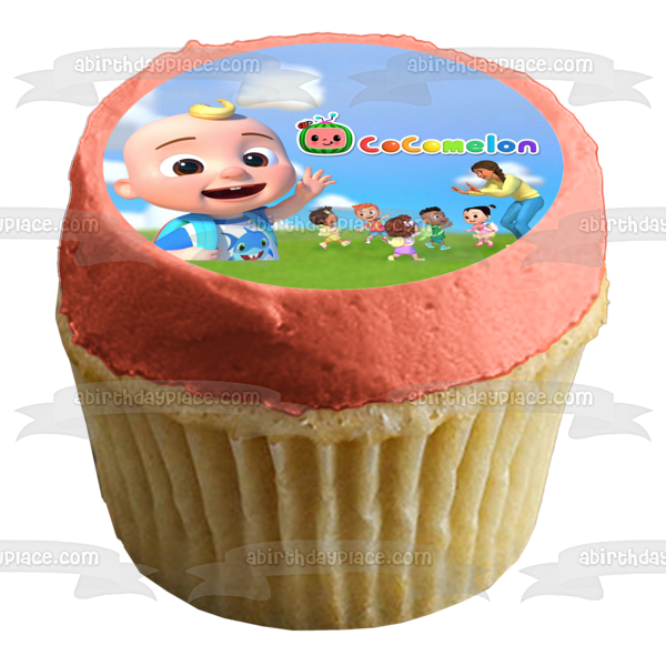 Cocomelon Class Baby JJ Back to School Party Edible Cake Topper Image ABPID56876