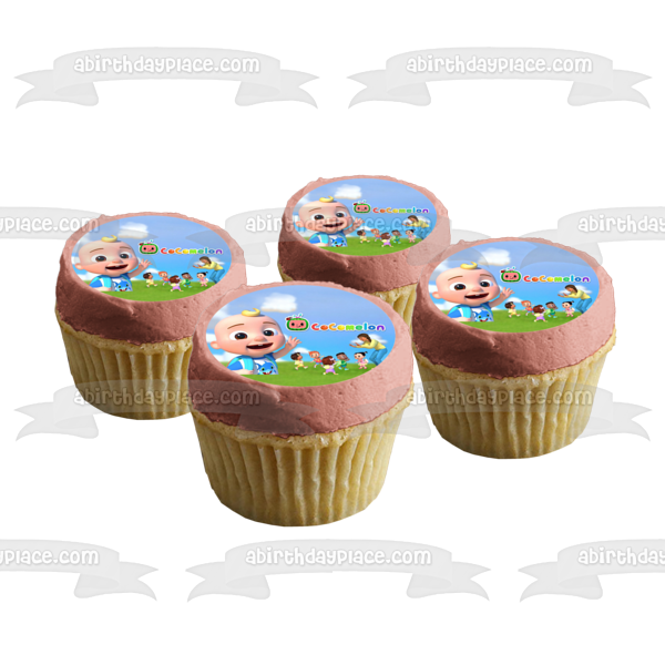Cocomelon Class Baby JJ Back to School Party Edible Cake Topper Image ABPID56876
