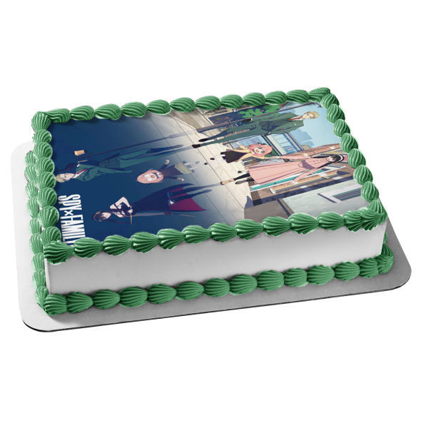 Spyxfamily Anime Manga Loid Yor Anya Forger Edible Cake Topper Image ABPID56881