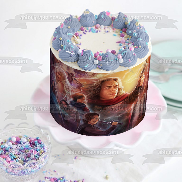 Willow Disney TV Show Fantasy Adventure Jade Kit Sorsha Dove Boorman Graydon Edible Cake Topper Image ABPID56883