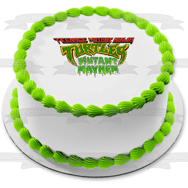 Decoración comestible para tarta de Tortugas Ninja Mutant Mayhem Imagen ABPID56940 
