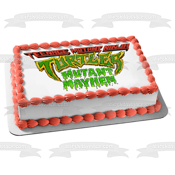 Decoración comestible para tarta de Tortugas Ninja Mutant Mayhem Imagen ABPID56940 