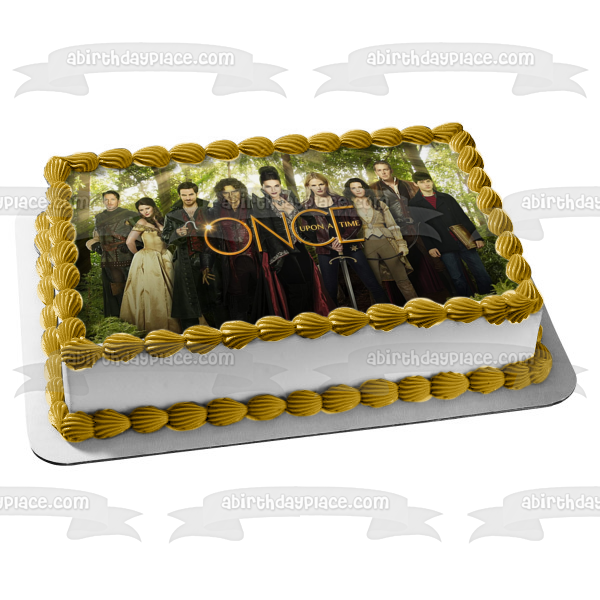 Érase una vez Rumpelstiltskin la reina malvada Emma Swan Henry Imagen comestible para decoración de tarta ABPID56941 
