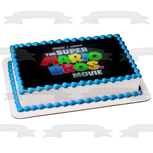 The Super Mario Brothers Movie Edible Cake Topper Image ABPID56892