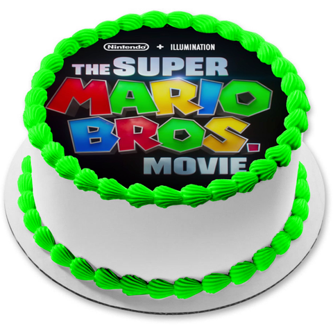 The Super Mario Brothers Movie Edible Cake Topper Image ABPID56892
