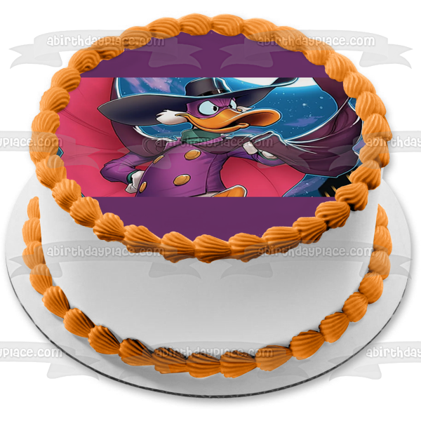 Darkwing Duck Video Game Edible Cake Topper Image ABPID56893