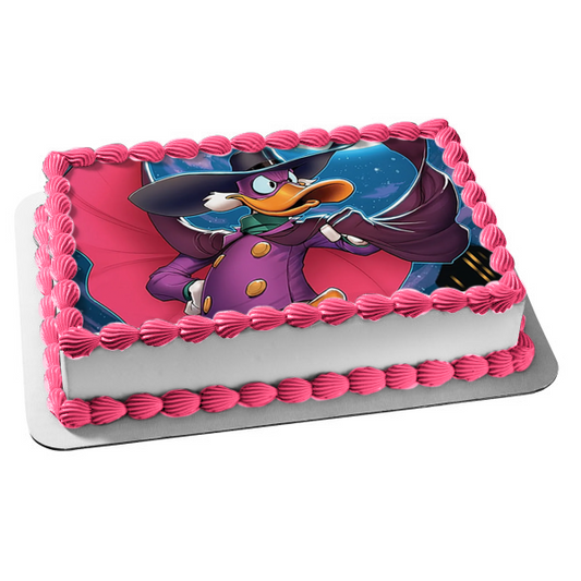 Darkwing Duck Video Game Edible Cake Topper Image ABPID56893