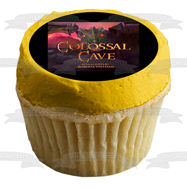 Colossal Cave Dragon Edible Cake Topper Image ABPID56907