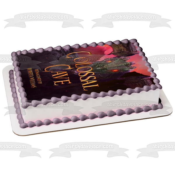 Colossal Cave Dragon Edible Cake Topper Image ABPID56907